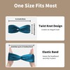 ZLYC Mulberry Silk Headband Elastic Twist Knotted Head Bands for