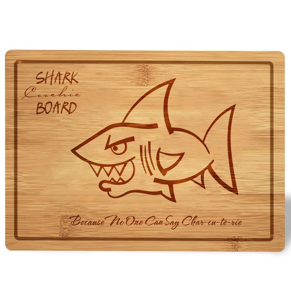 Funny Shark Coochie Board Funny Christmas Gifts Exchange Funny White