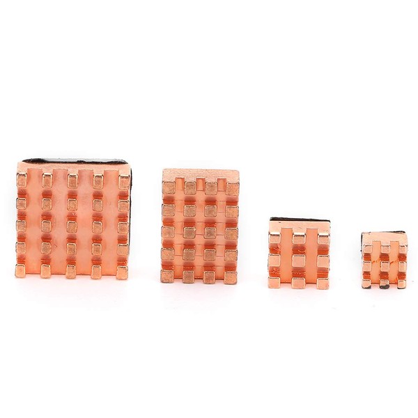 4 x Pure Coper Heatsinks for Raspberry Cooling, Heatsink Accessories,
