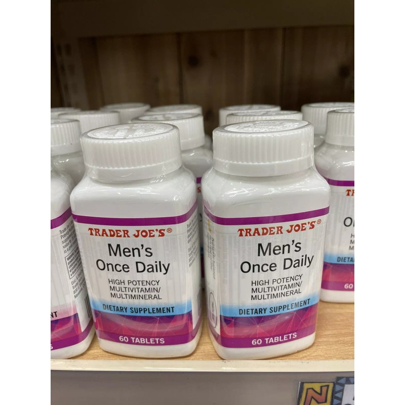 Trader Joe’s Men’s Once Daily High Potency Multivitamin Multimineral