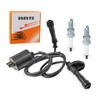 Ignition Coil Pack Kit Spark Plug + Cap For Honda