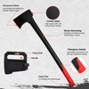 Hatchet Axe for Wood Chopping and Kindling,V Grind Blade, 18"
