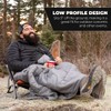 Cascade Mountain Tech Camping Chair - Low Profile Polyester Folding