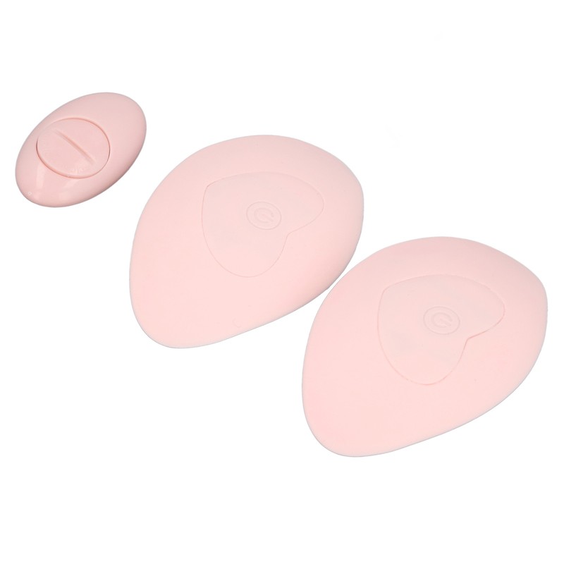 2pcs Wireless Lactation Massager 10 Vibration Levels Rechargeable Portable Remote