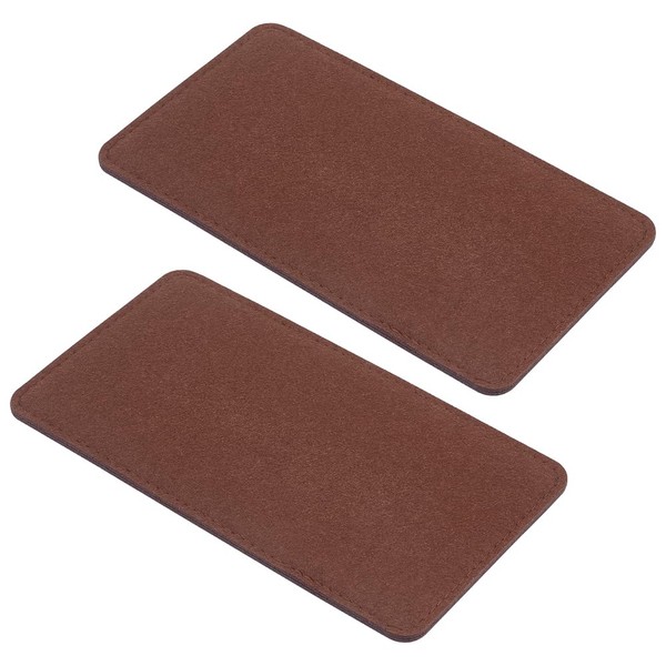 PH PandaHall 2pcs Brown Insert Bag Bottoms, 11x6'' Felt Bag