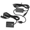 NPFW50 Dummy Battery DC Coupler Power Adapter with USB Drive