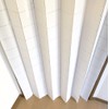 Flameproof Treatment, Accordion Curtain, Solid, White, Room Divider, Noren, Long