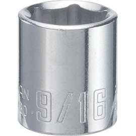 CRAFTSMAN Shallow Socket, SAE, 1/4-Inch Drive, 9/16-Inch, 6-Point (CMMT43480)