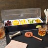 Stockroom Plus Ice Cooled Condiment Serving Tray, Deck Bar Garnish