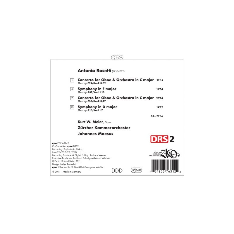 Oboe Concertos & Symphonies