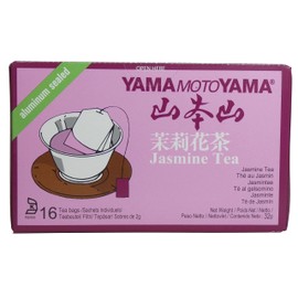 6 boxes of 16 Yamamotoyama Jasmine Green Teabags - 96 teabags total