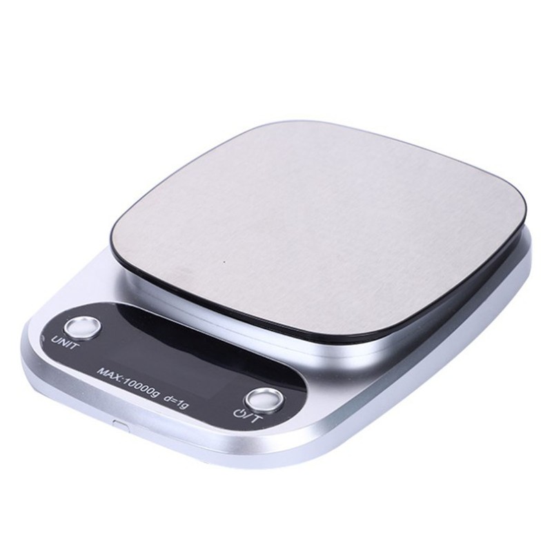 Electronic Gram Scale Stainless Steel Digital Display Food Weight Scale