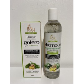 Italy Plus Extra Strong Rosemary and Ginger Dropper For Hair Loss With Free Nutrient Rich Shampoo