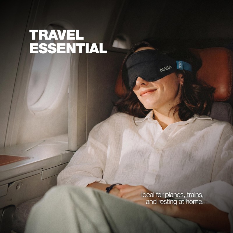 NASA Sleep Mask with LightBlock™ Barrier