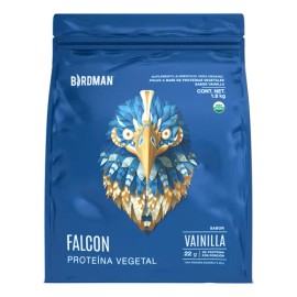Proteína Vegetal Orgánica Polvo Falcon Protein 1.8kg Birdman Sabor Vainilla