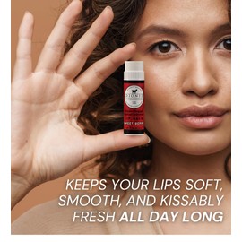 Goat Milk Sweet Berry Scent Lip Balm 0.28 oz Bundle with Nail Clipper - Moisturizing Lip Milk with Shea Butter, Coconut Oil, and Beeswax - Repair Chapped Lips - (2 Items)