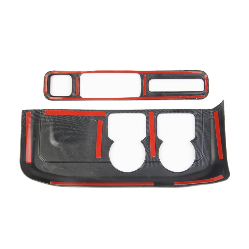 Fewshaw Carbon Fiber Side Console Headlight Switch Panel Cover Trim