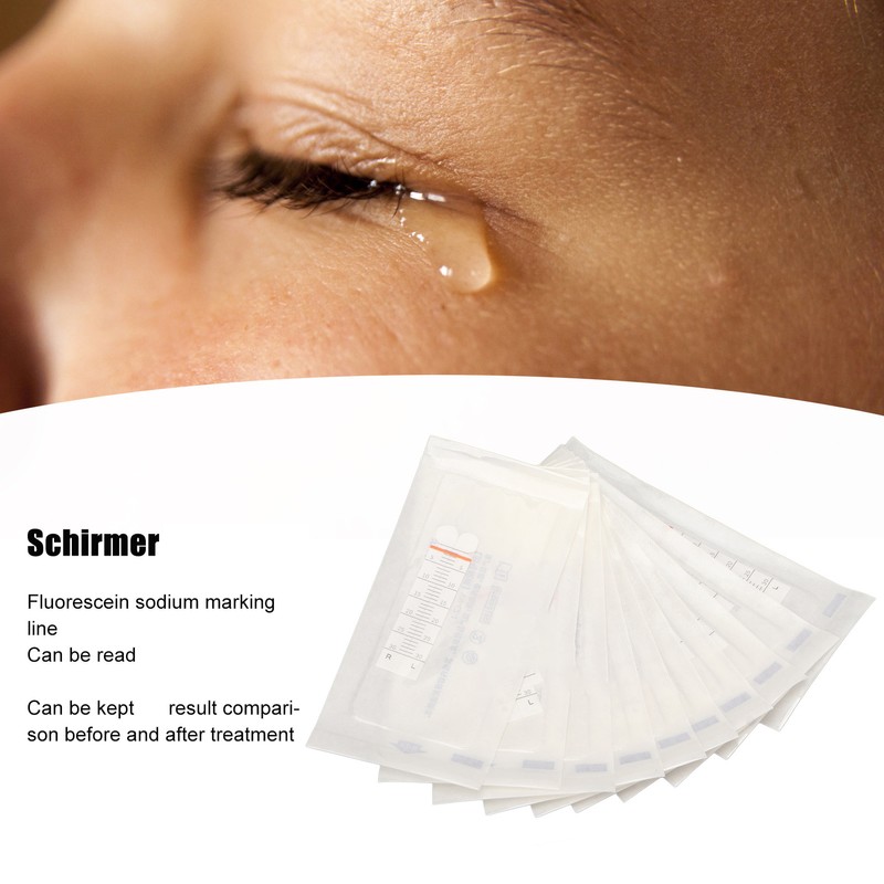 10pcs Schirmer Test Strip Professional Portable Tear Secretion Test Strips