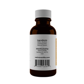 Native Vanilla - Pure Maple Extract - 4 Fl Oz - Pure Flavors and Extracts - Perfect for Cooking, Baking, and Dessert Crafting