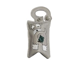 Cute Schnauzer Butt Dog Poop Bag Holder Leash Attachment, Dog Waste Bag Dispenser Pouch, Fits Any Dog Leash, Includes Free Roll of Dog Bag