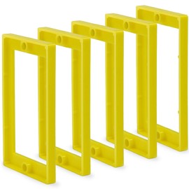 5-Pack 1/4" Single Gang Receptacle Outlet Box Extenders - Electrical Outlet Extender for Electrical Box and Electrical Outlet Switches - UL Listed - Made in U.S.A.