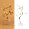 Night Light 72LEDs Artificial Leaf Bonsai LED Copper Wire Lamp