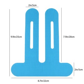 RUIFEN Pre-Cut Muscle Tapes - 13 Strips For Sports Tape, Breathable, Stable, Flexible, Waterproof Muscle Tapes For Arthritis, Patch Size 9.9 * 8.7 Inch