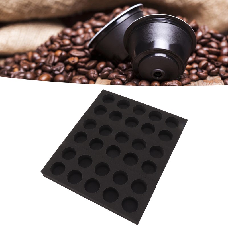 Black Coffee Pod Holder EVA Coffee Capsule Storage Container for