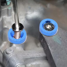 Screws for License Plate | Car Tag Plate Mounting Hardware | Anti-Theft Fastener Kit, Vehicle Modification M6 Gasket Bolt for Truck RV Tag Rear Front