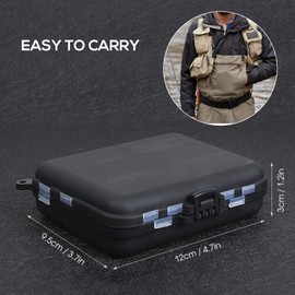 Fishing component,YIWENG 263pcs Fishing Accessories Set with Tackle Box Including Plier Jig Hooks Sinker Weight Swivels Snaps Sinker Slides