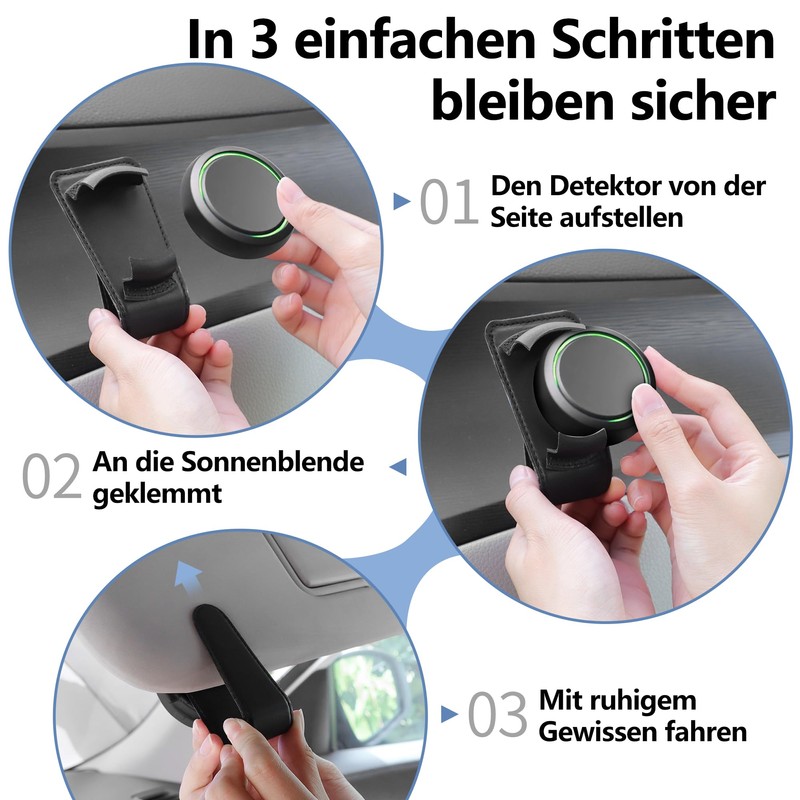 COCASES Holder Compatible with Ooono Co-Driver No2, Leather Sun Visor