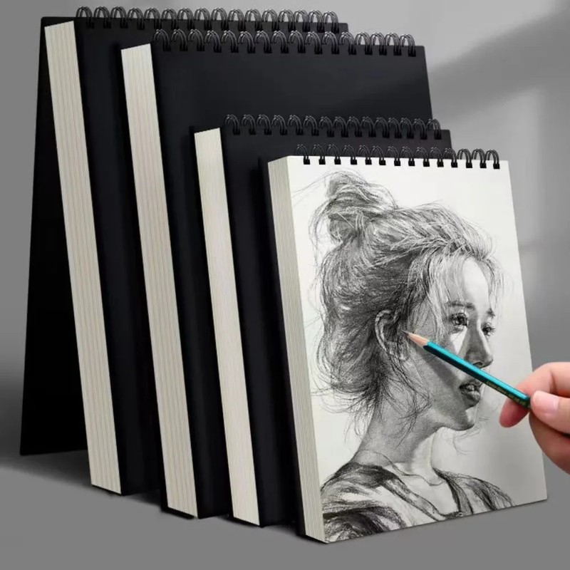 30-Sheet Spiral Sketchbook for Drawing – Thick Paper Art Pad