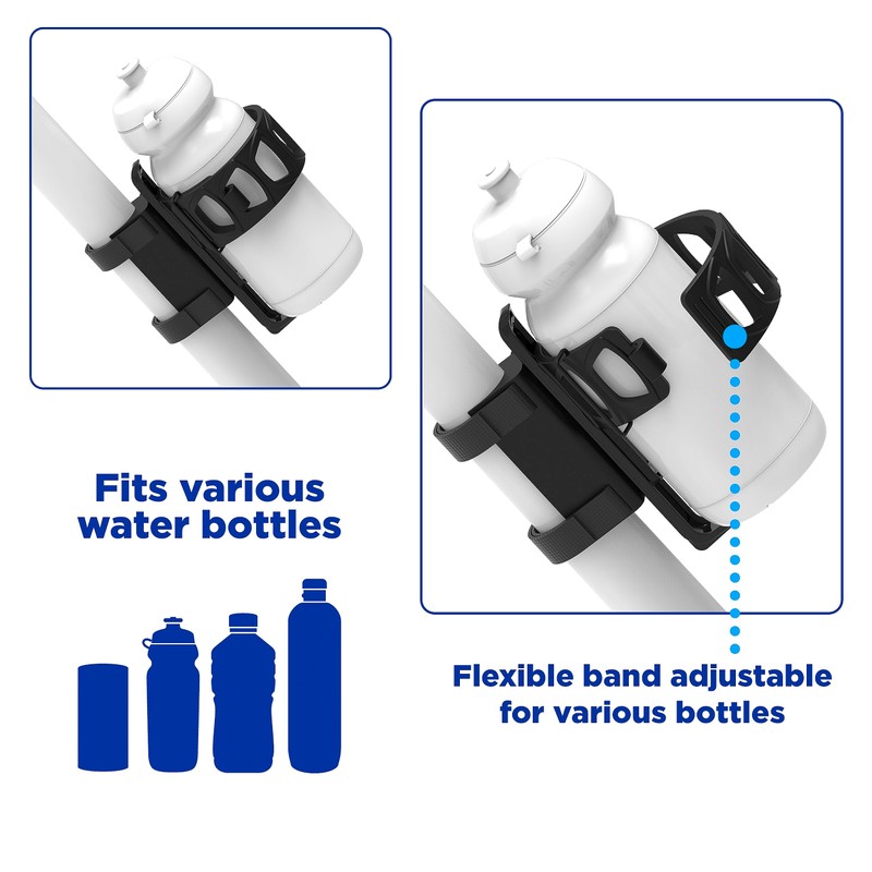 Zefal Pulse Expandable Water Bottle Bike Cage (Universal Mounting)