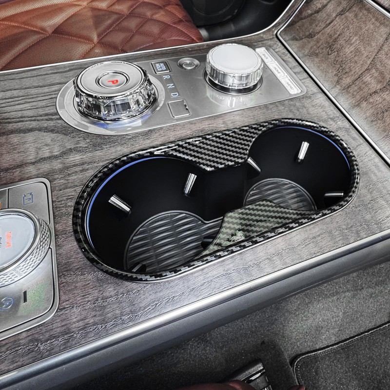 JUIVEEL ABS Central Gear Shift Panel Cover Center Console Gear