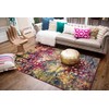 Unique Loom Jardin Collection Colorful, Vibrant, Abstract, Modern Area Rug,