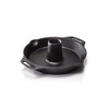 Petromax Poultry Roaster Pan, Cast Iron Roasting Cookware for Oven