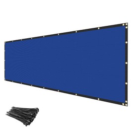 INFRANGE Privacy Fence Screen 6' x 50' Fencing Cover Heavy Duty Mesh Windscreen Cloth for Outdoor Garden Patio Backyard Chain Link Fence Blue