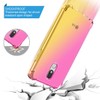 Ueokeird Clear Cute Gradient Case for LG Stylo 5/5 Plus/5V/5X,