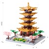 JXRLMB Chinese Ancient Famous Architecture Micro Building Blocks Set for