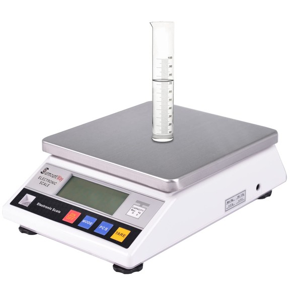 SurmountWay High Precision Scale 6kg x 0.1g Accurate Digtal Laboratory Lab Industrial Scientific Electronic Scale Commerical Counting Kitchen Scales Jewelry Gold Analytical Weighing(6000g,0.1g)