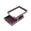 Leather Document Tray Double-Desk Organizer-Office Accessories-Desk Accessories-Office Supplies-Office Organizer -