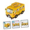 LABRIMP Festive Back to School Candy Holder Bus Theme Paper