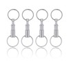 Quick Release Keychain Detachable Split Key Rings Pull Apart Key
