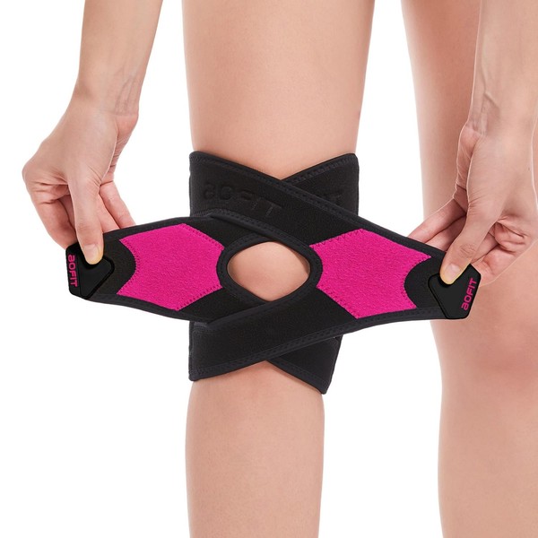 aoFIT Knee Brace for Men & Women, Adjustable Compression with