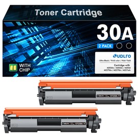 30A Black Toner Cartridge CF230A - Replacement for HP 30A CF230A 30X CF230X Compatible with Pro MFP M227fdw M203dw M227fdn M203dn M227sdn M203d M227 M203 Series Printer (2-Pack, Black)