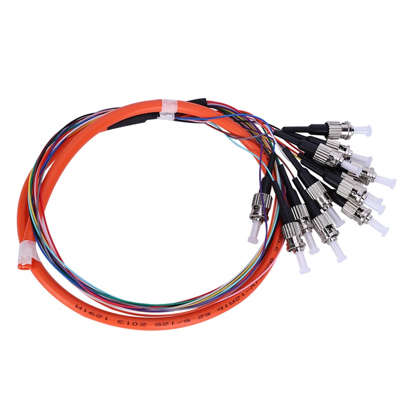 Fiber Pigtail Cable 12 Cores Multimode St UPC MM-0.9 for