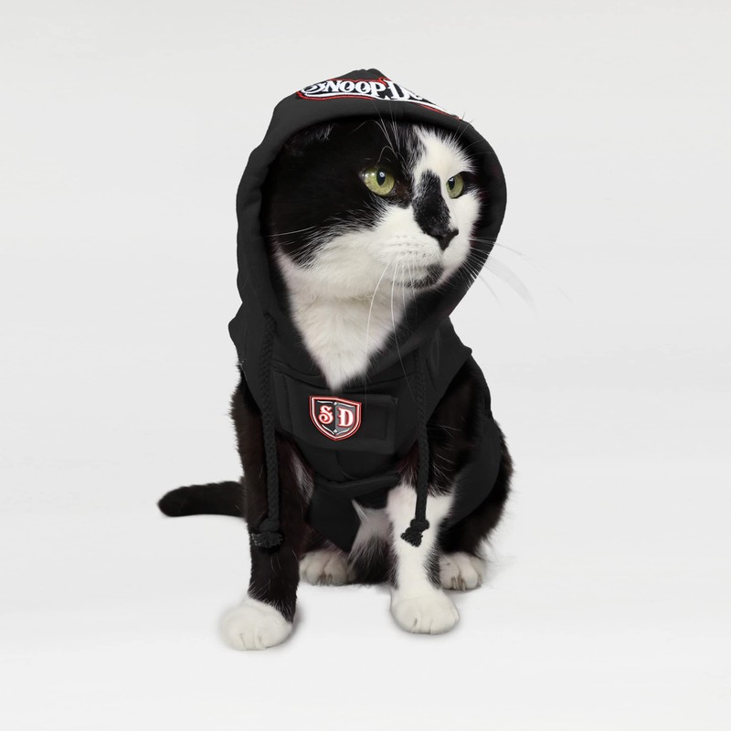 Snoop Doggie Doggs Deluxe Pet Hoodie, Off The Chain, X-Small