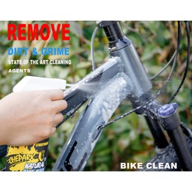 CHEPARK Bike Cleaning Kit-Bike Wash & Drivetrain Essentials Kit with bike clean,Bicycle Degreaser,dry Lubricant,Cleaning Brush Tool-Bike Maintenance Kit for Mountain Road Gravel Bikes (SET)