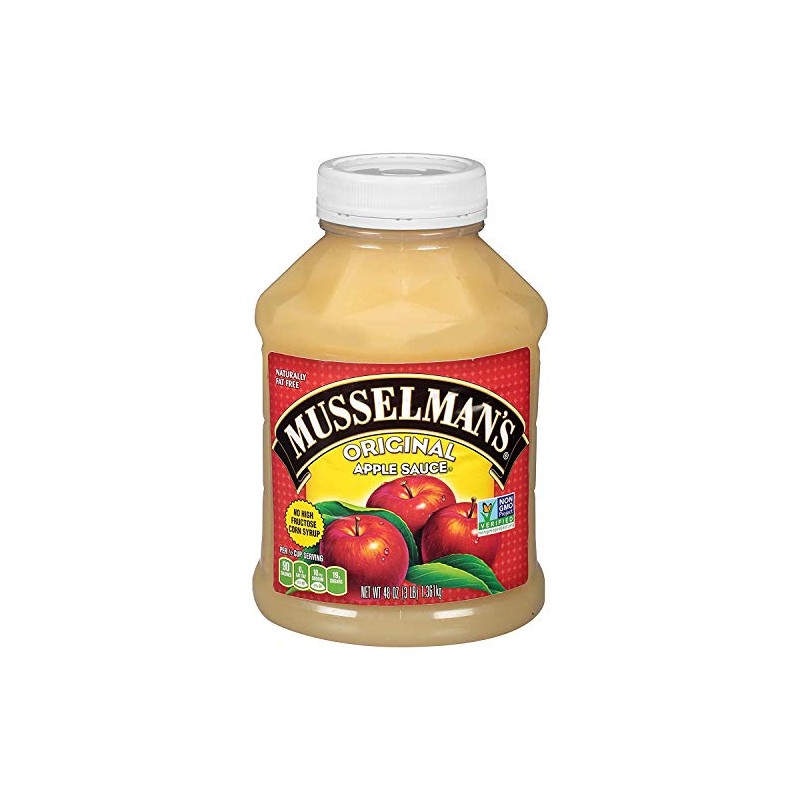Musselman's Original Apple Sauce, 48 Ounces (Pack of 2)
