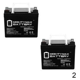 Mighty Max Battery ML35-12 - 12V 35AH Compatible Wheelchair Battery for Pride Mobility Jazzy 1143-2 Pack Brand Product